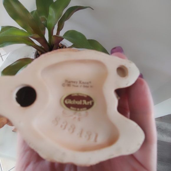 Vintage Harvey Knox Pair of Hand Painted Japan Rabbits, 1983 Global Art. - Picture 7 of 14